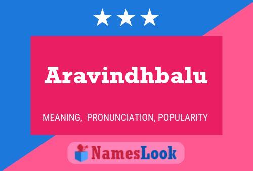 Aravindhbalu Name Poster