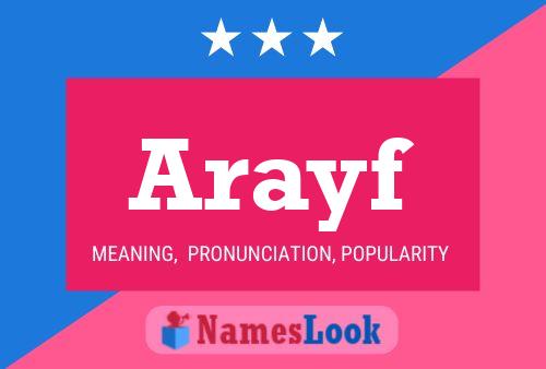 Arayf Name Poster