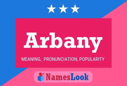 Arbany Name Poster