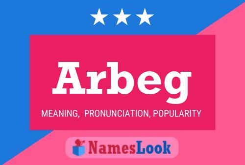 Arbeg Name Poster