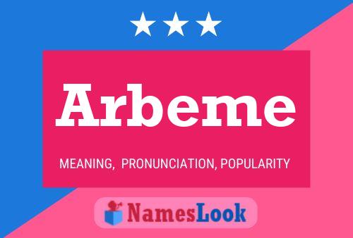 Arbeme Name Poster