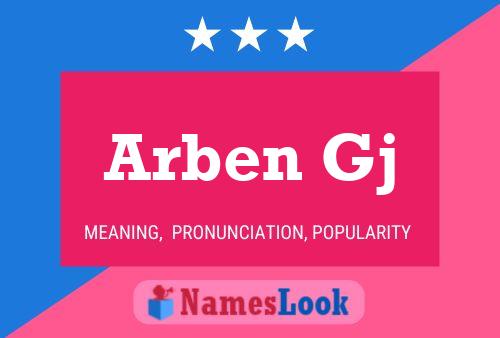 Arben Gj Name Poster