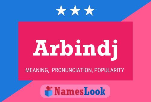 Arbindj Name Poster