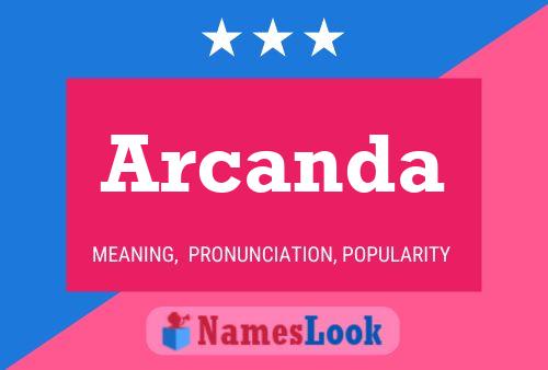 Arcanda Name Poster