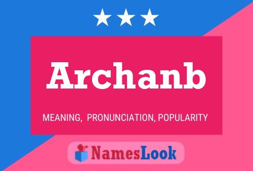 Archanb Name Poster