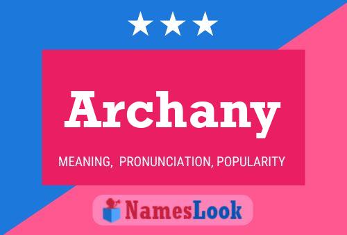 Archany Name Poster