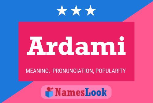 Ardami Name Poster