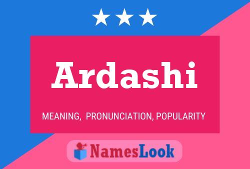 Ardashi Name Poster