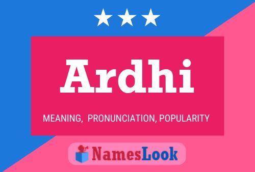 Ardhi Name Poster