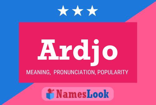 Ardjo Name Poster