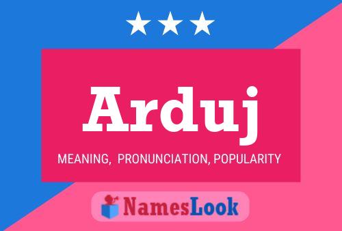 Arduj Name Poster