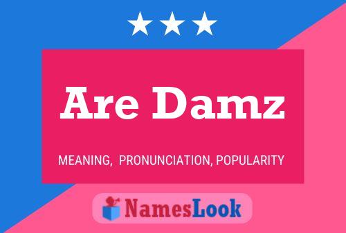 Are Damz Name Poster