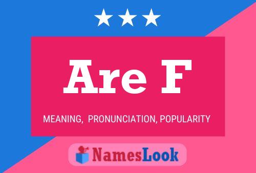 Are F Name Poster