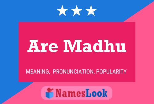 Are Madhu Name Poster