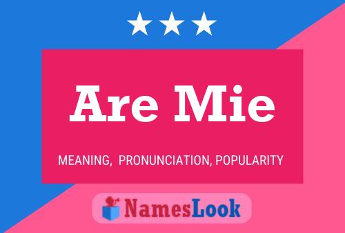 Are Mie Name Poster