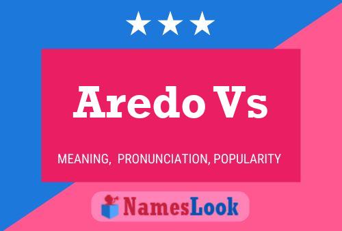 Aredo Vs Name Poster