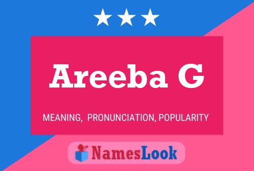 Areeba G Name Poster