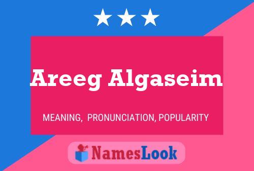 Areeg Algaseim Name Poster