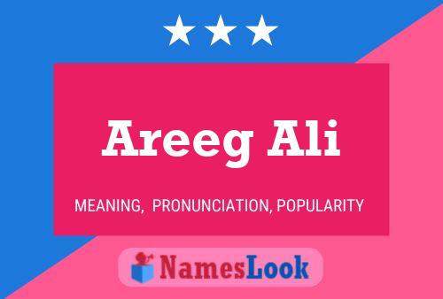 Areeg Ali Name Poster