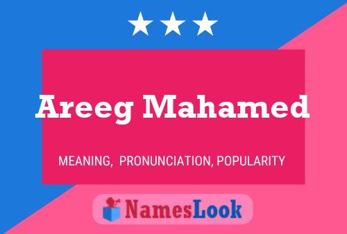 Areeg Mahamed Name Poster