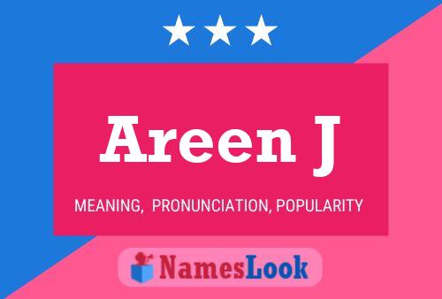 Areen J Name Poster