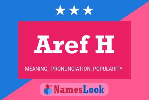 Aref H Name Poster