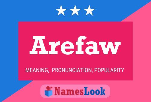 Arefaw Name Poster