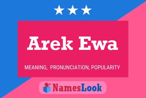 Arek Ewa Name Poster