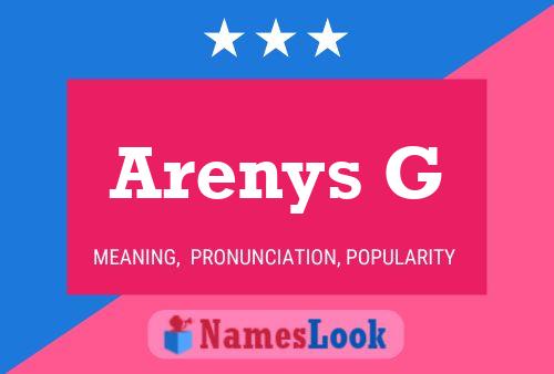 Arenys G Name Poster