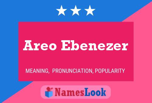 Areo Ebenezer Name Poster