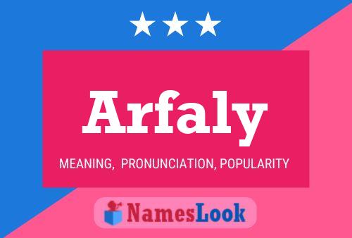 Arfaly Name Poster