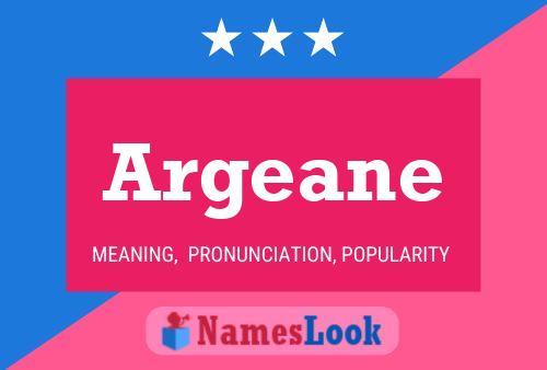 Argeane Name Poster