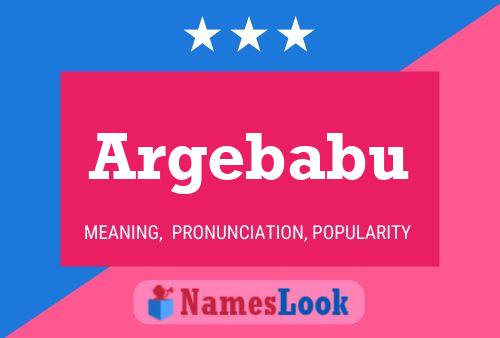 Argebabu Name Poster