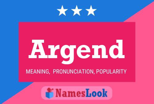 Argend Name Poster