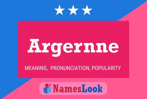 Argernne Name Poster