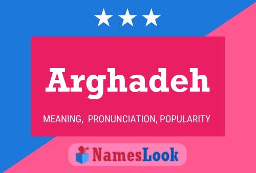 Arghadeh Name Poster