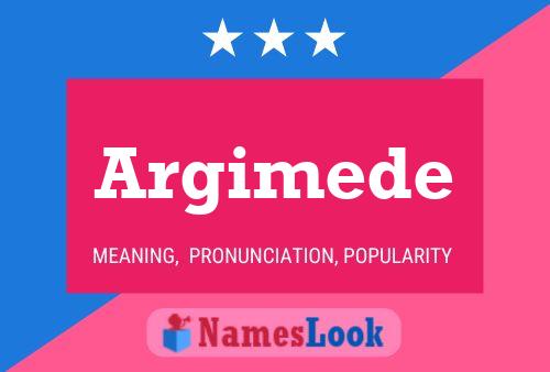 Argimede Name Poster