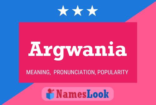 Argwania Name Poster