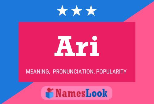 Ari Name Poster