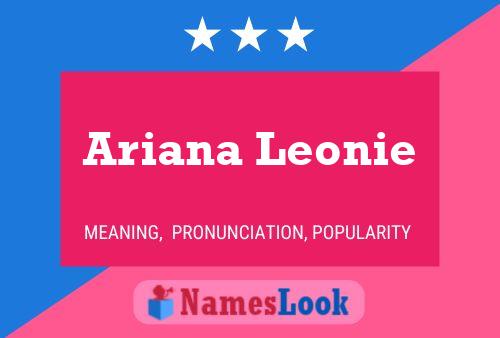 Ariana Leonie Name Poster