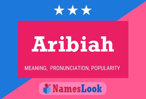 Aribiah Name Poster