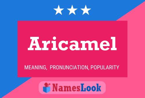 Aricamel Name Poster