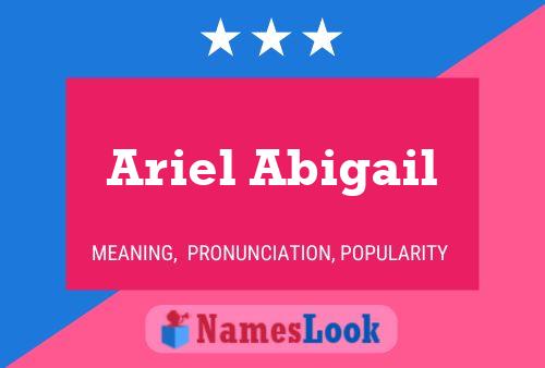 Ariel Abigail Name Poster