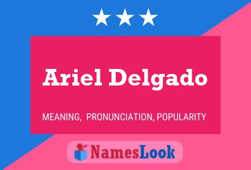 Ariel Delgado Name Poster