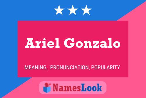 Ariel Gonzalo Name Poster