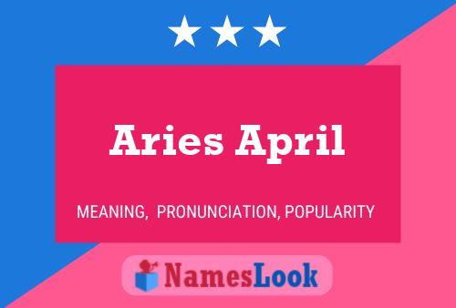 Aries April Name Poster