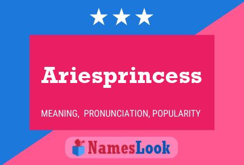 Ariesprincess Name Poster