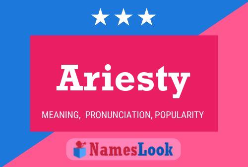 Ariesty Name Poster