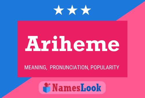 Ariheme Name Poster