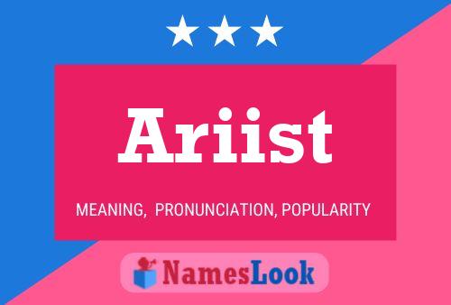 Ariist Name Poster